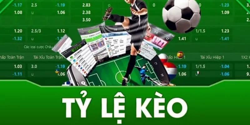 Khái niệm giải thích tỷ lệ kèo bóng đá